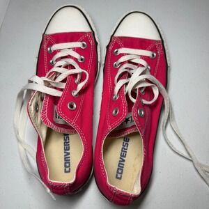 Converse Chuck Taylor All Star Low Top Sneakers Pink Mens 7 / Womens 9